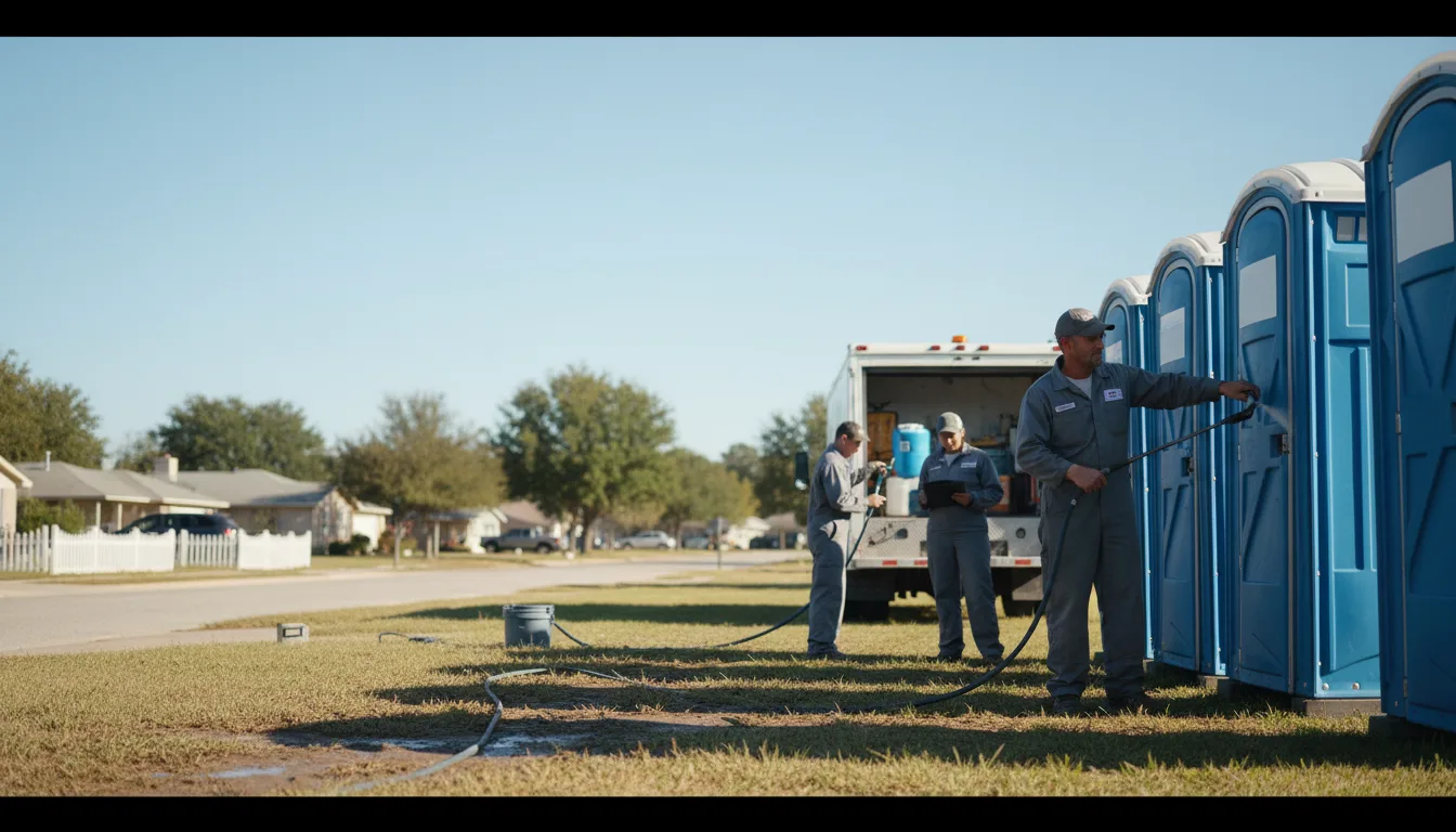 Long-Term Portable Toilet Rental in Pontotoc, TX near me